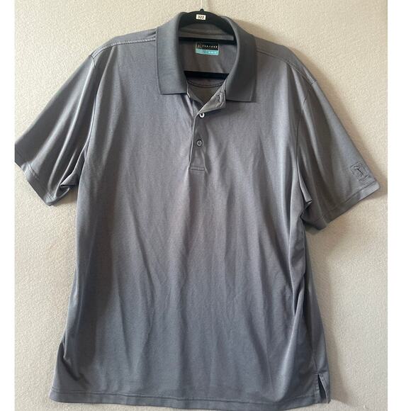 PGA Tour Polo Shirt Mens XL Gray Golf Active Wear - Picture 1 of 4